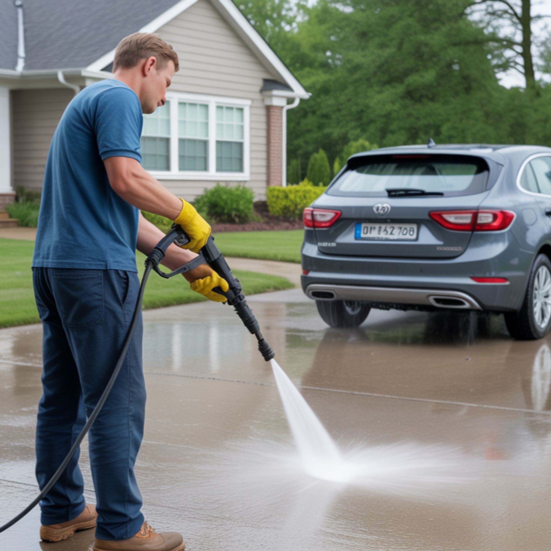 Pressure washing photo 4